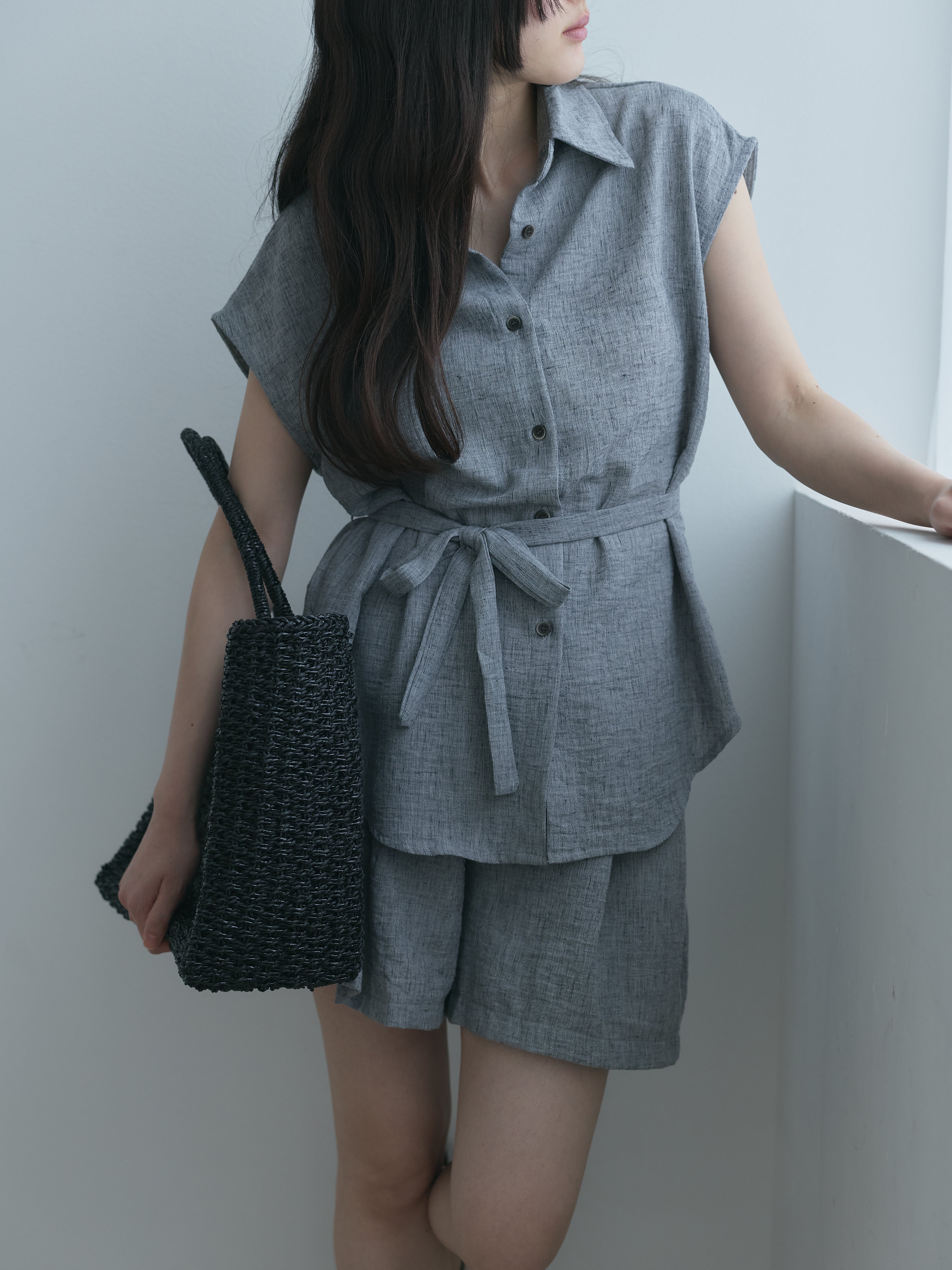 986y*新品 グレースクラス リネンタッチショート パンツ リネンタッチショートパンツ – nairo