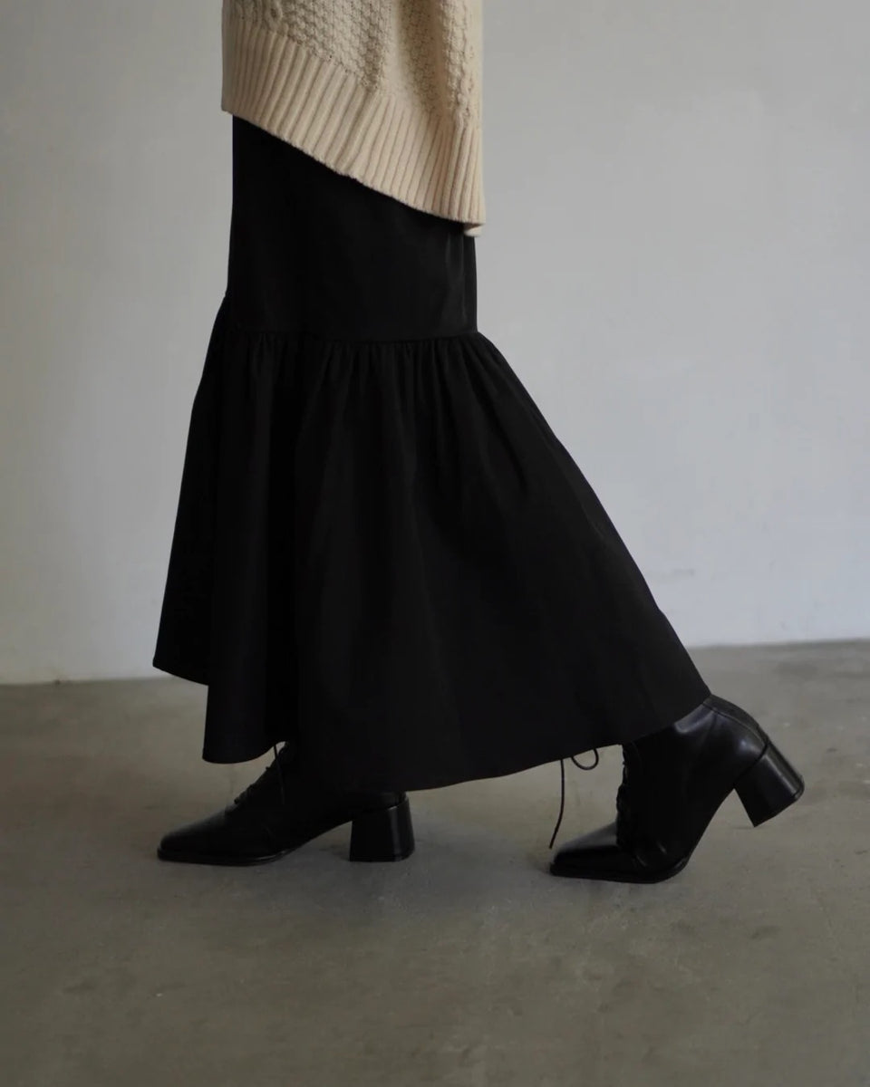 nairo ナイロ ブルームフレアスカート Mサイズ ブラック 黒