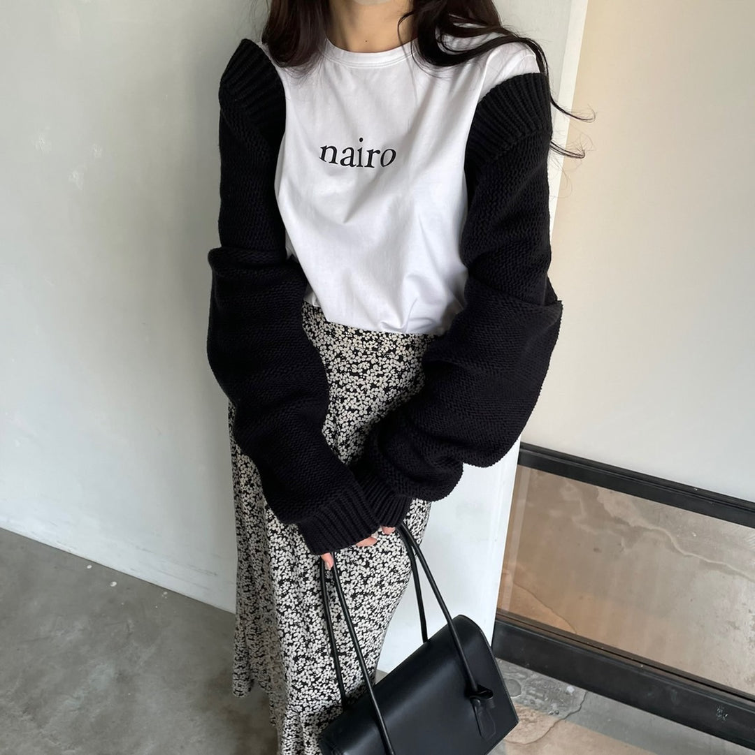 【151cm】nairo Tee WHITE/S