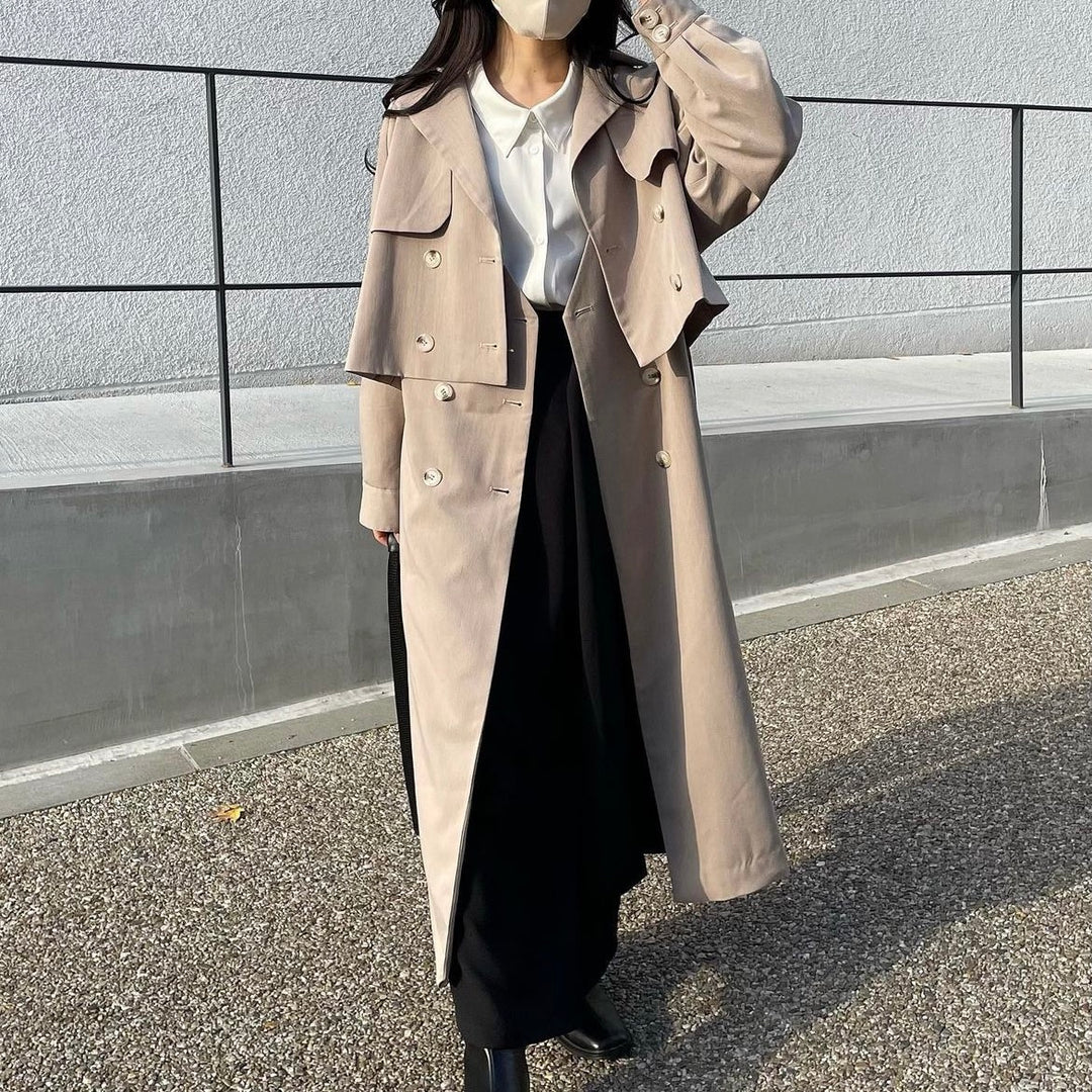 【151cm】4wayトレンチコート　BEIGE/S