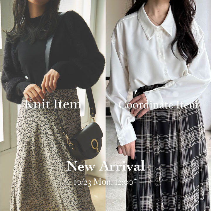 新作ニット＆コーディネートアイテム登場！