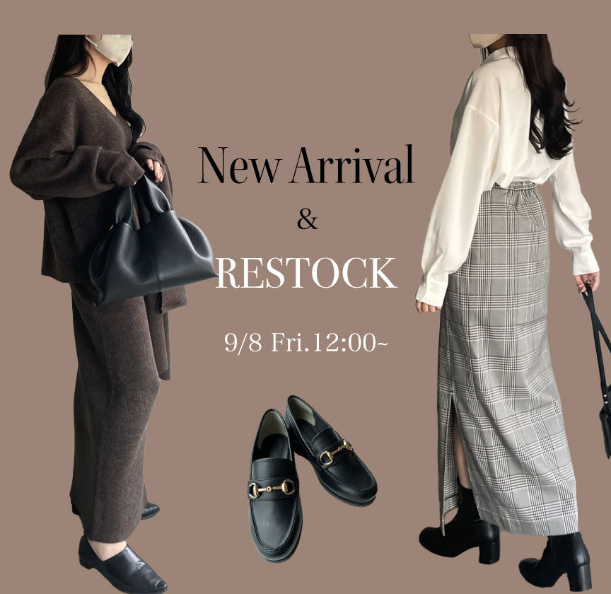 新作SHOES＆RESTOCKアイテム登場