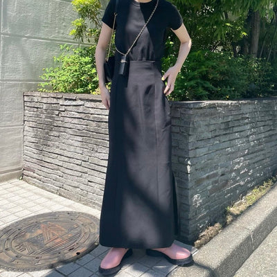【165cm】マーメイドスカート　BLACK /M