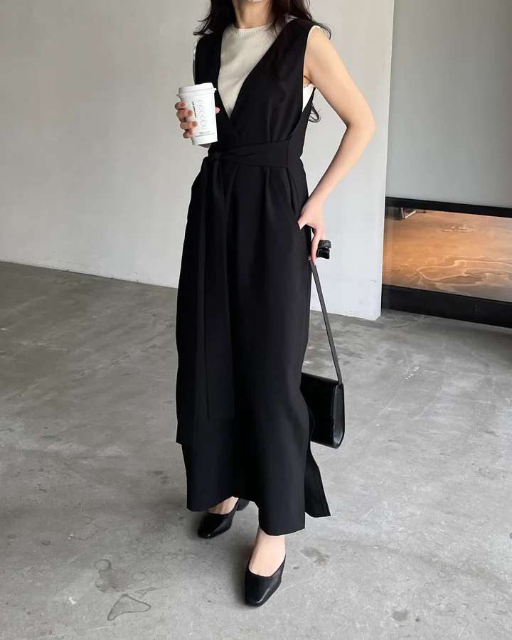 ウエストマークオールインワン