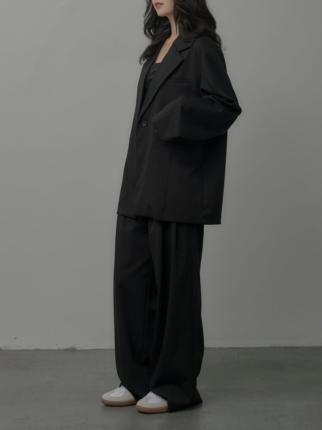 【Essential】ボックスシルエットテーラードジャケット