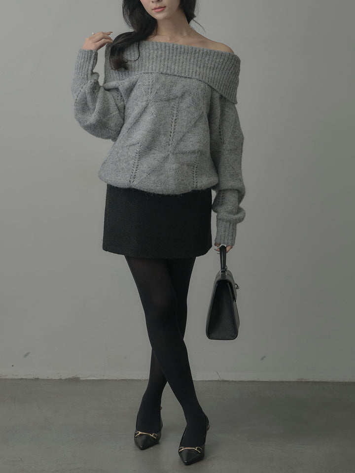 ブークレ台形ミニスカート