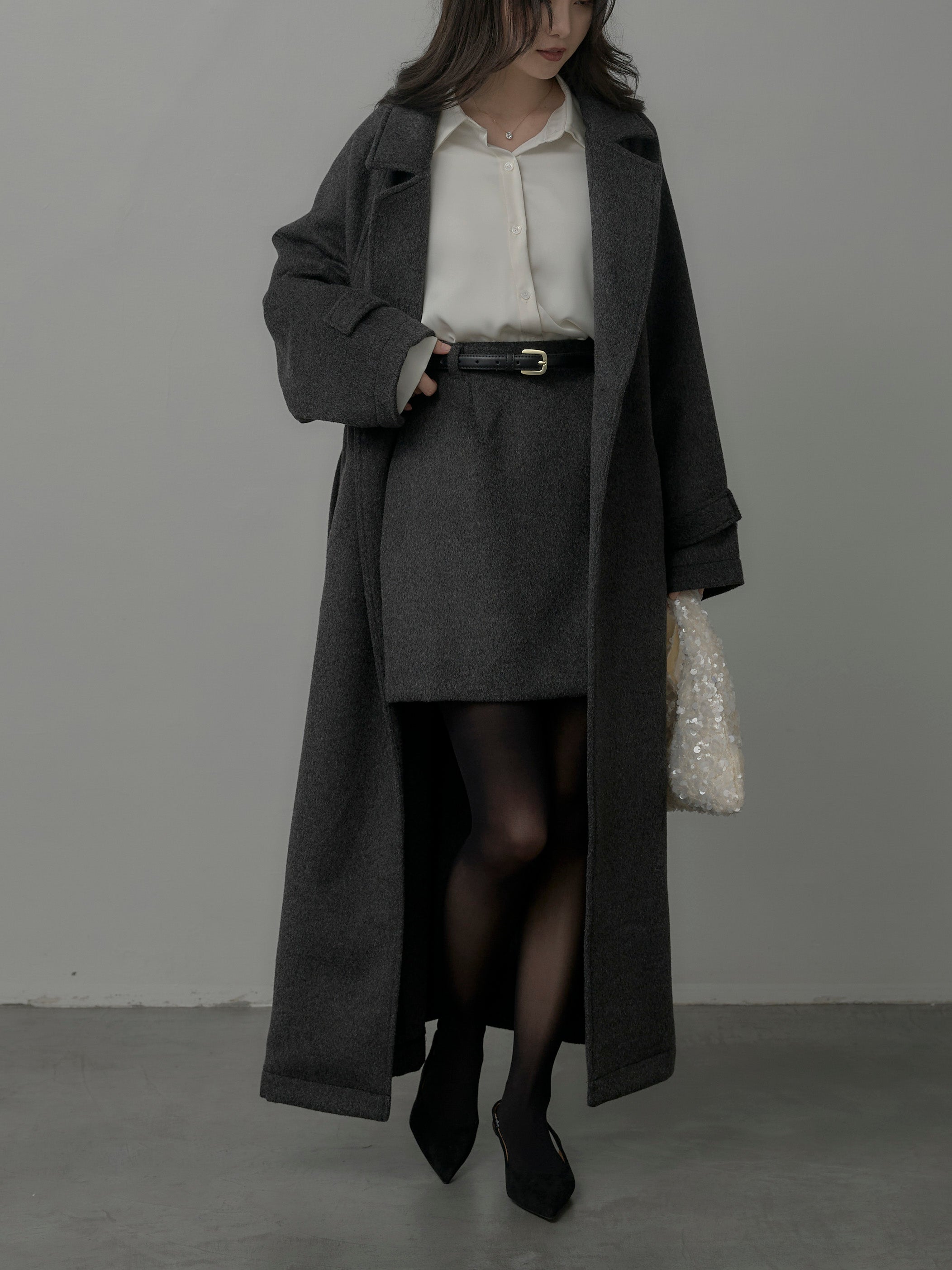 Essential】ソフトウールリバートレンチコート – nairo