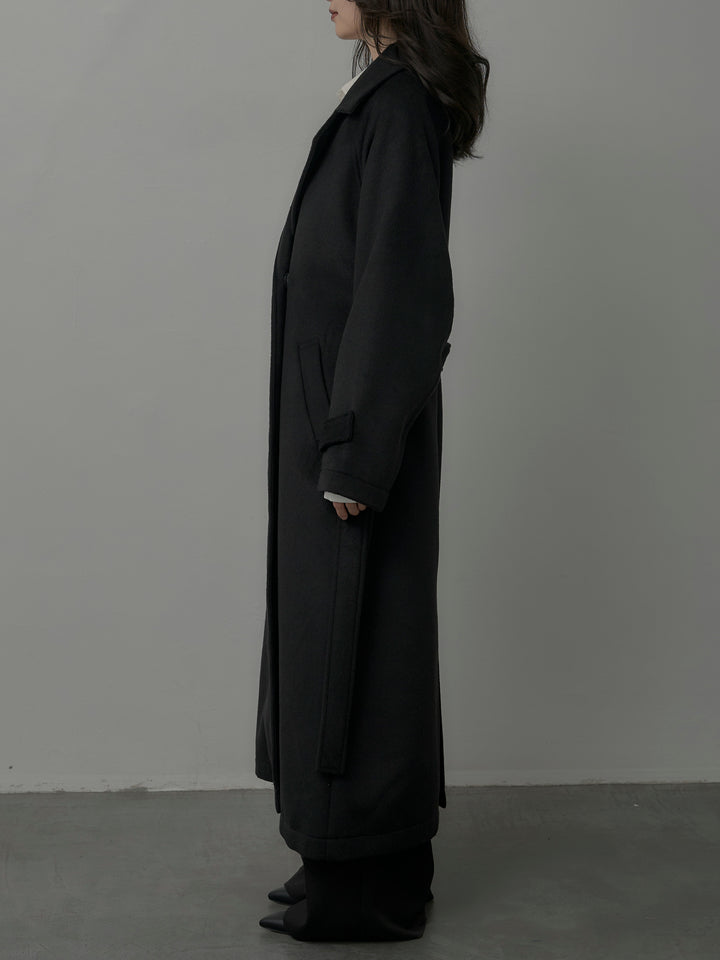【Essential】ソフトウールリバートレンチコート