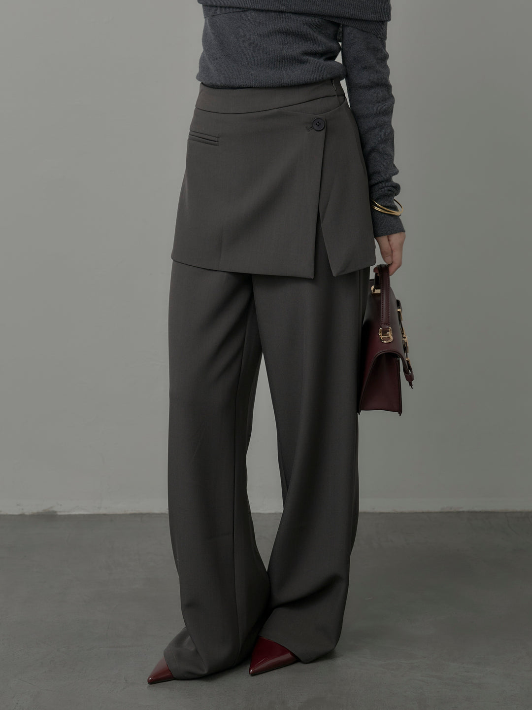 [予約]ラップワイドパンツ