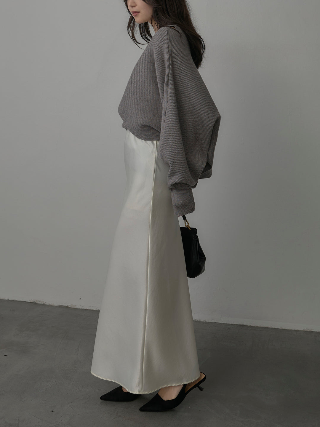 [予約]タンク付きクロスデザインニットプルオーバー