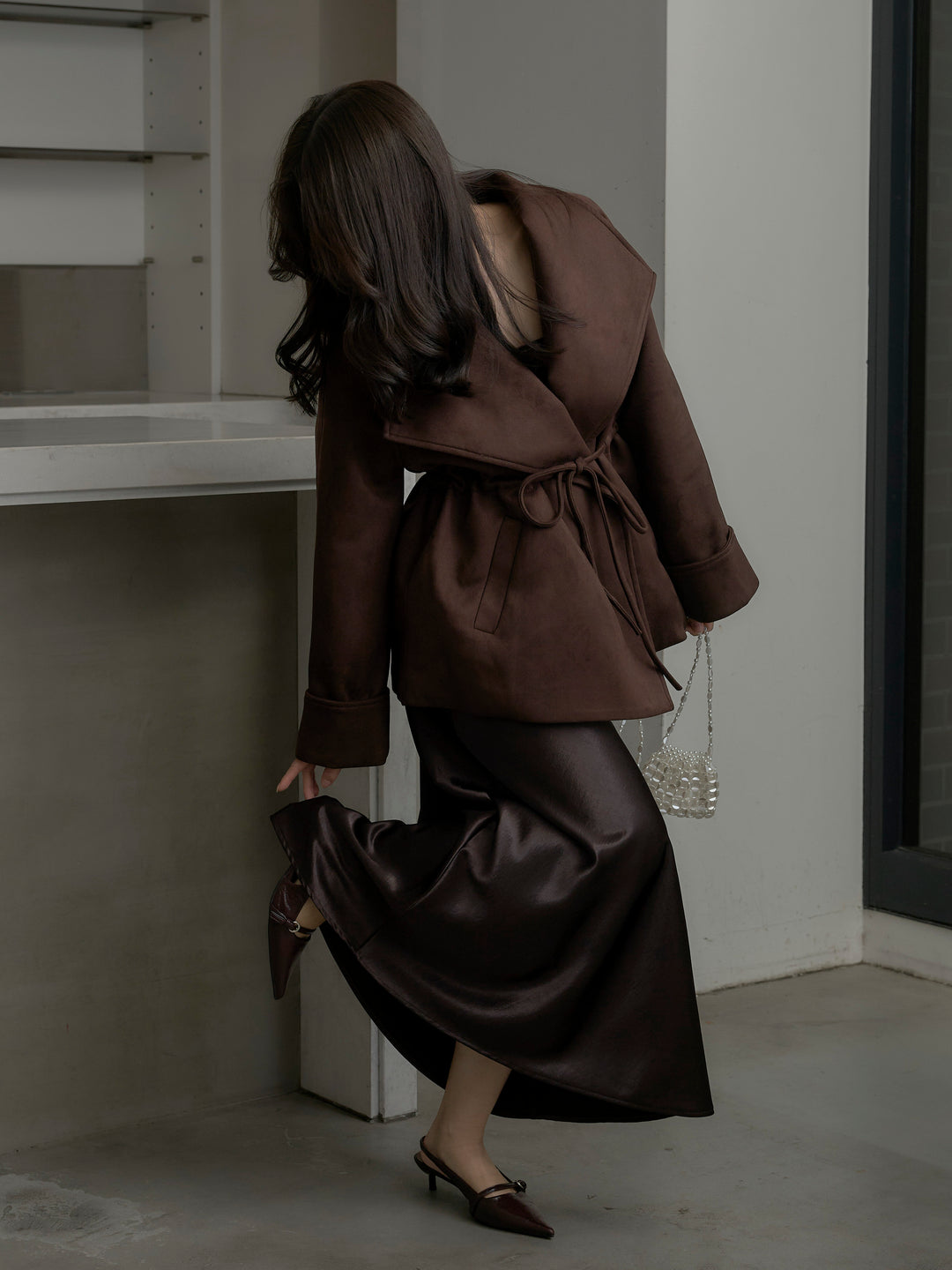 BIGカラースウェードジャケット