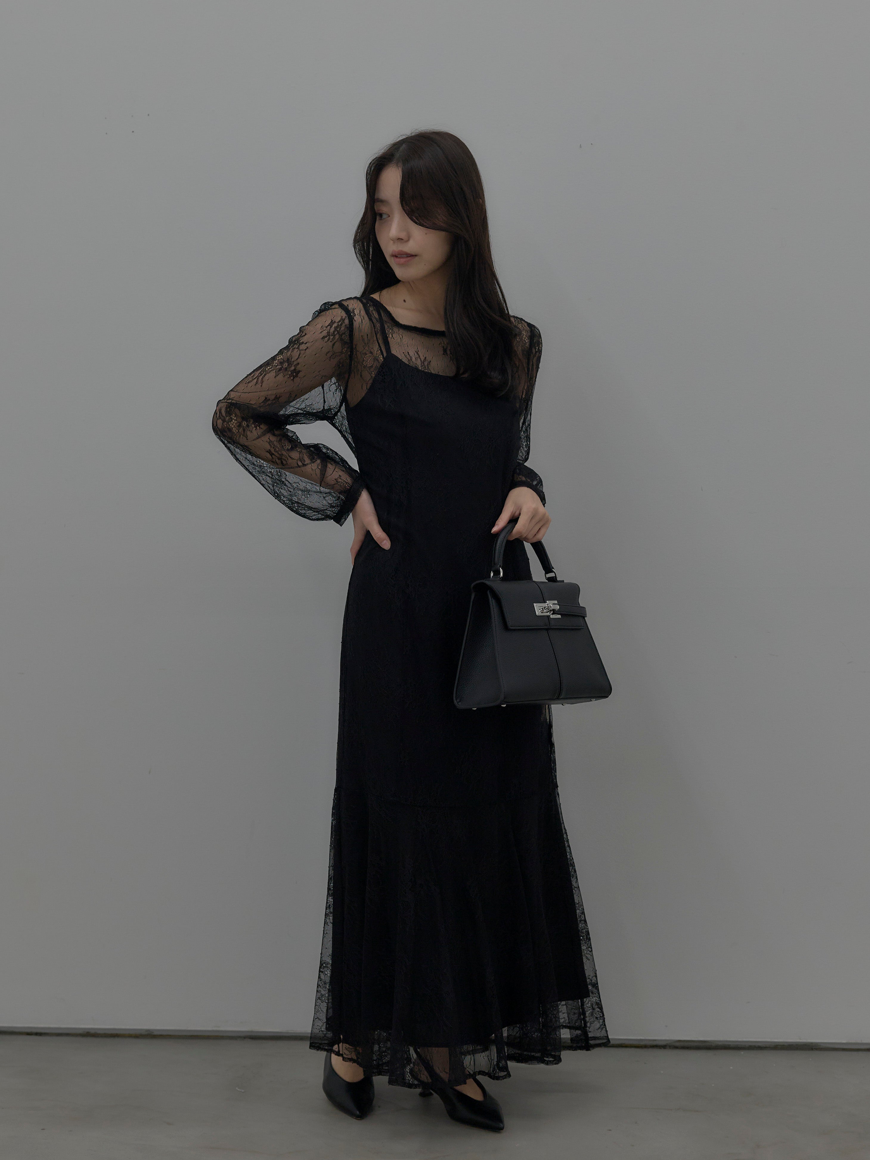 essential】レディシルエットレースドレス – nairo