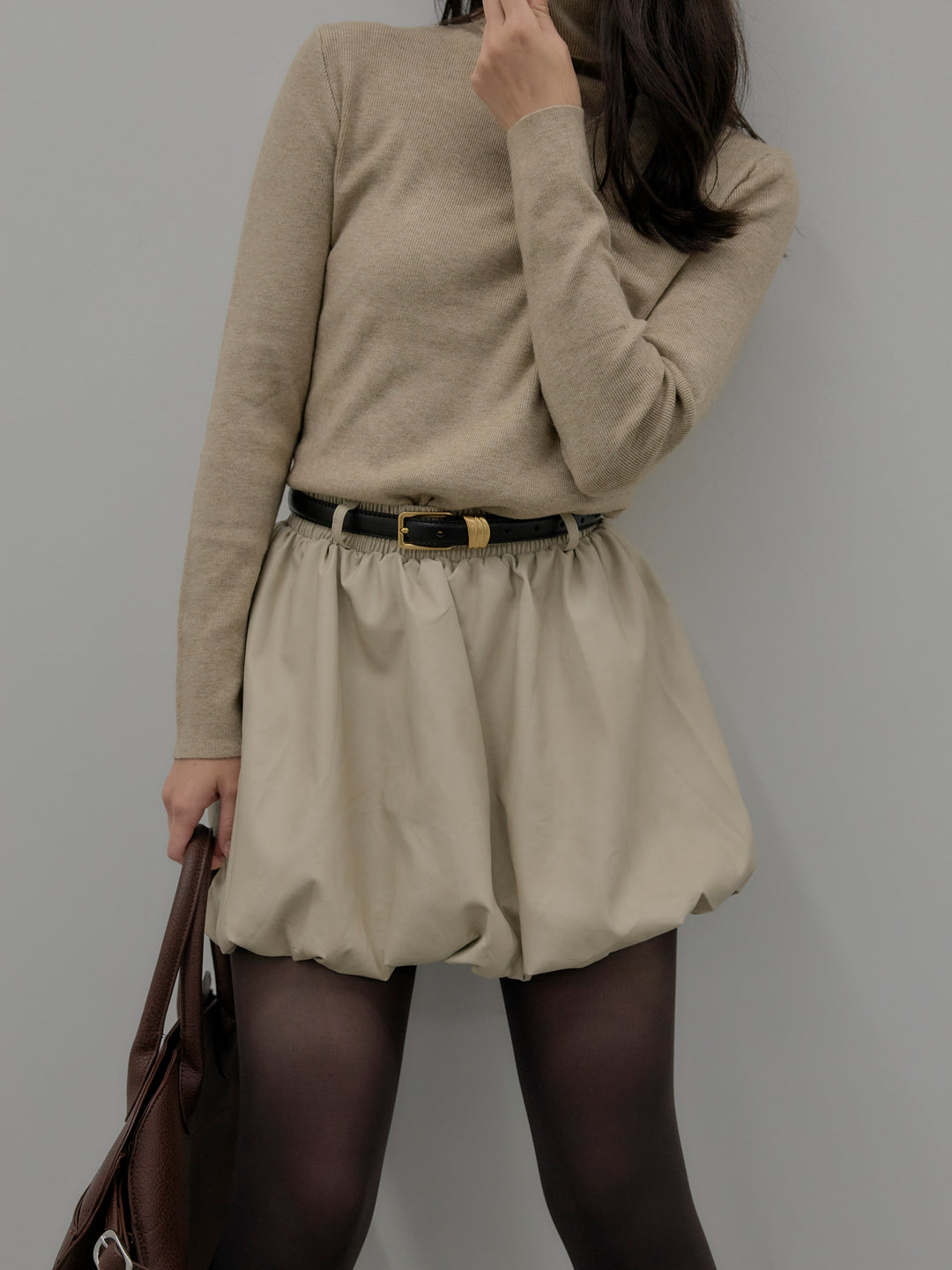 ベーシックリブタートルネック