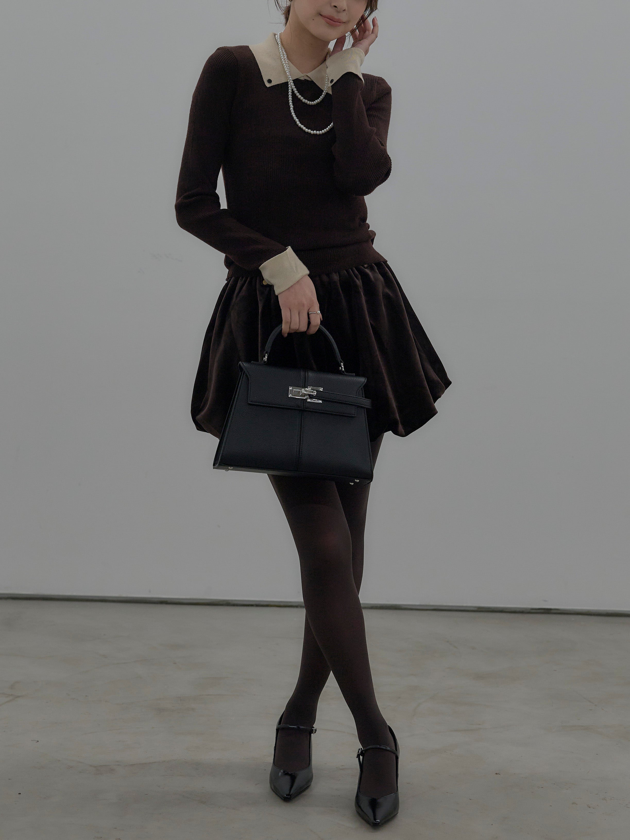 ベロアバルーンミニスカート(インパン付き) – nairo