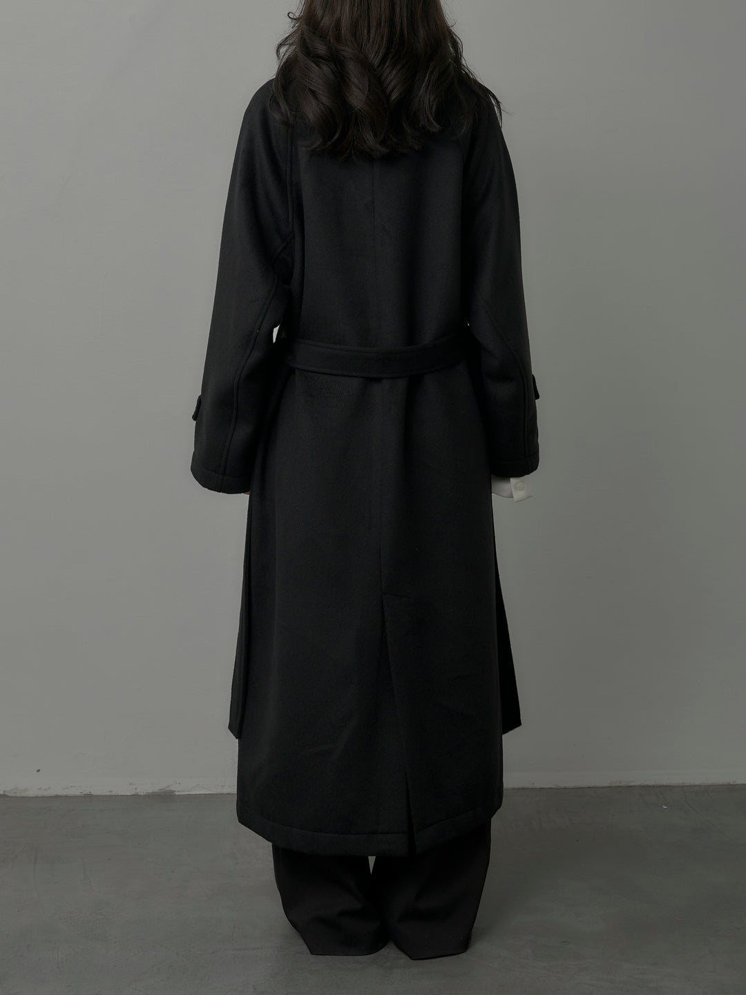 【Essential】ソフトウールリバートレンチコート