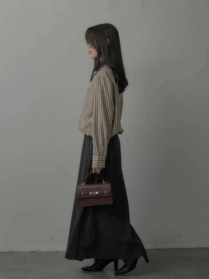 リラクシーフレアロングスカート