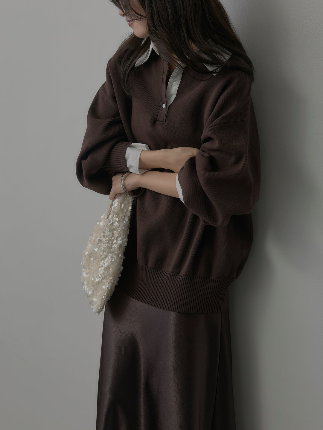 【SET】襟付きポロトップス+襟付きポロトップス(2set)