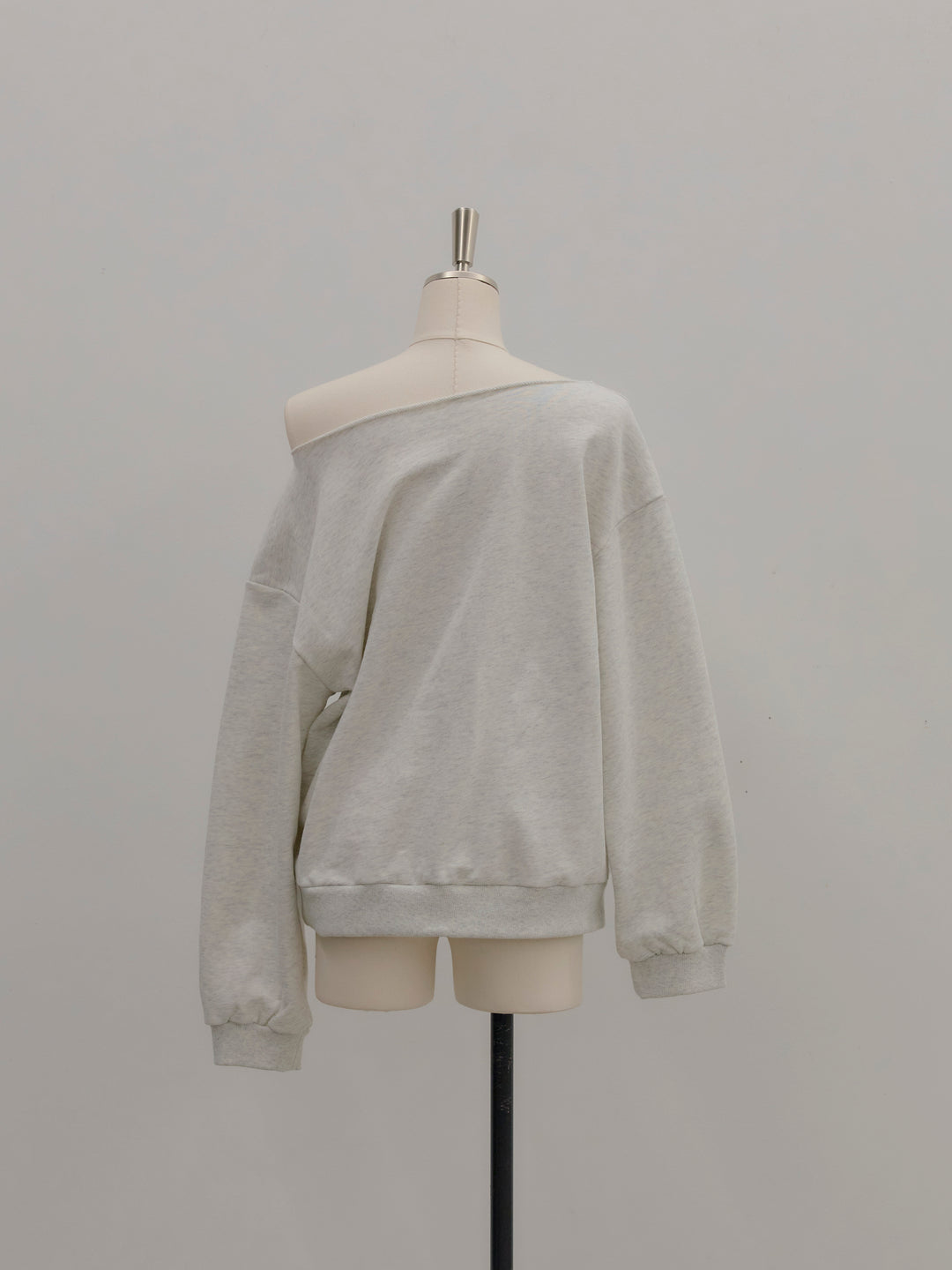 ワンショルダースウェットプルオーバー