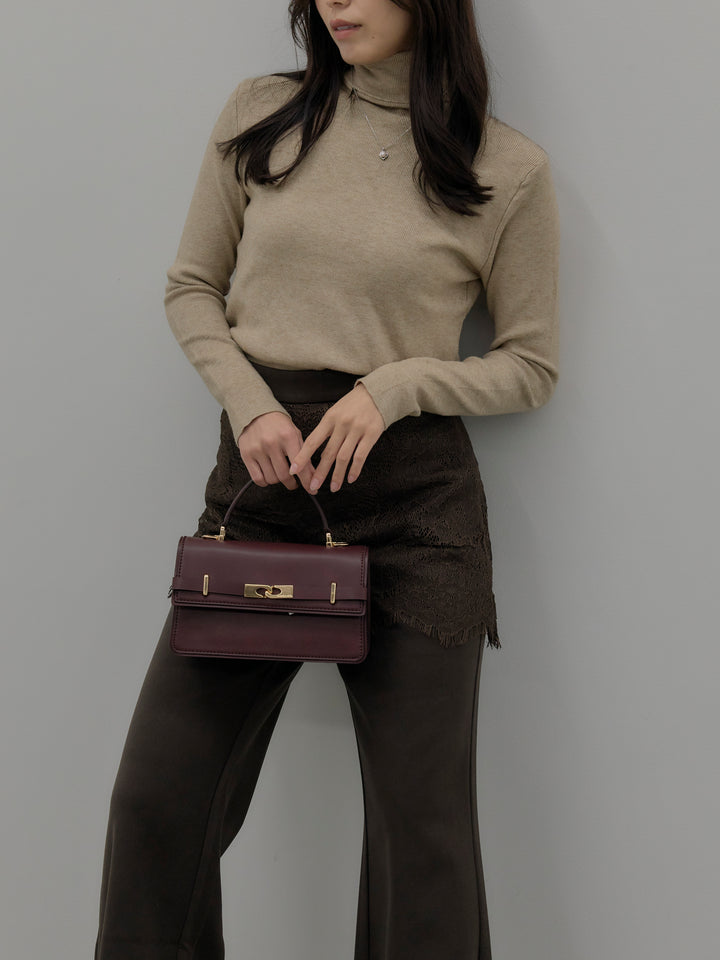 ベーシックリブタートルネック