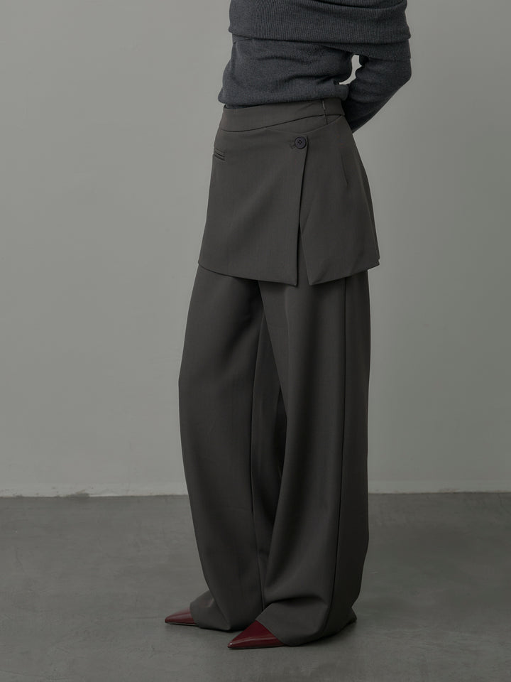 [予約]ラップワイドパンツ