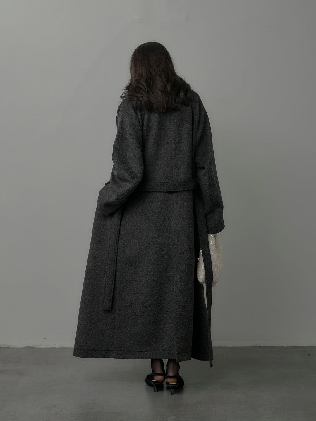 【Essential】ソフトウールリバートレンチコート