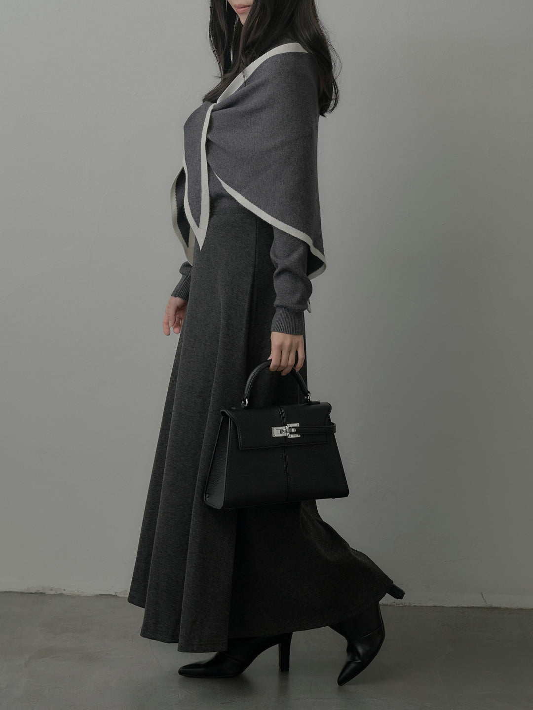 リラクシーフレアロングスカート