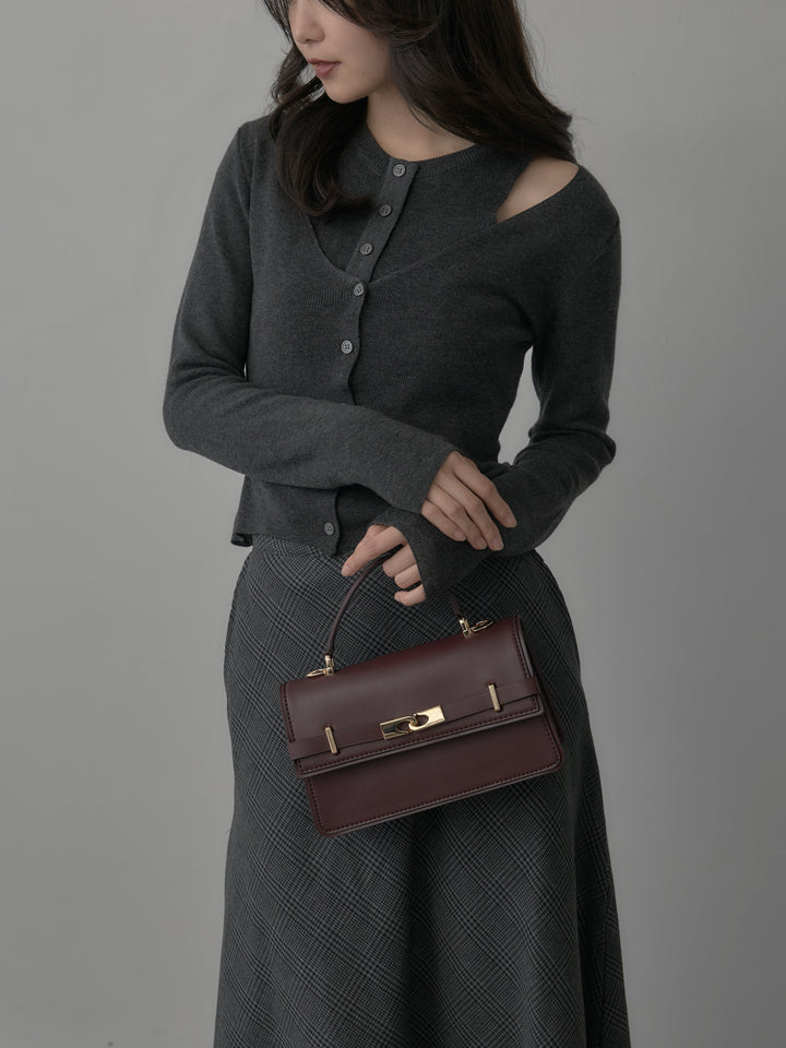 [予約]チェックフレアスカート