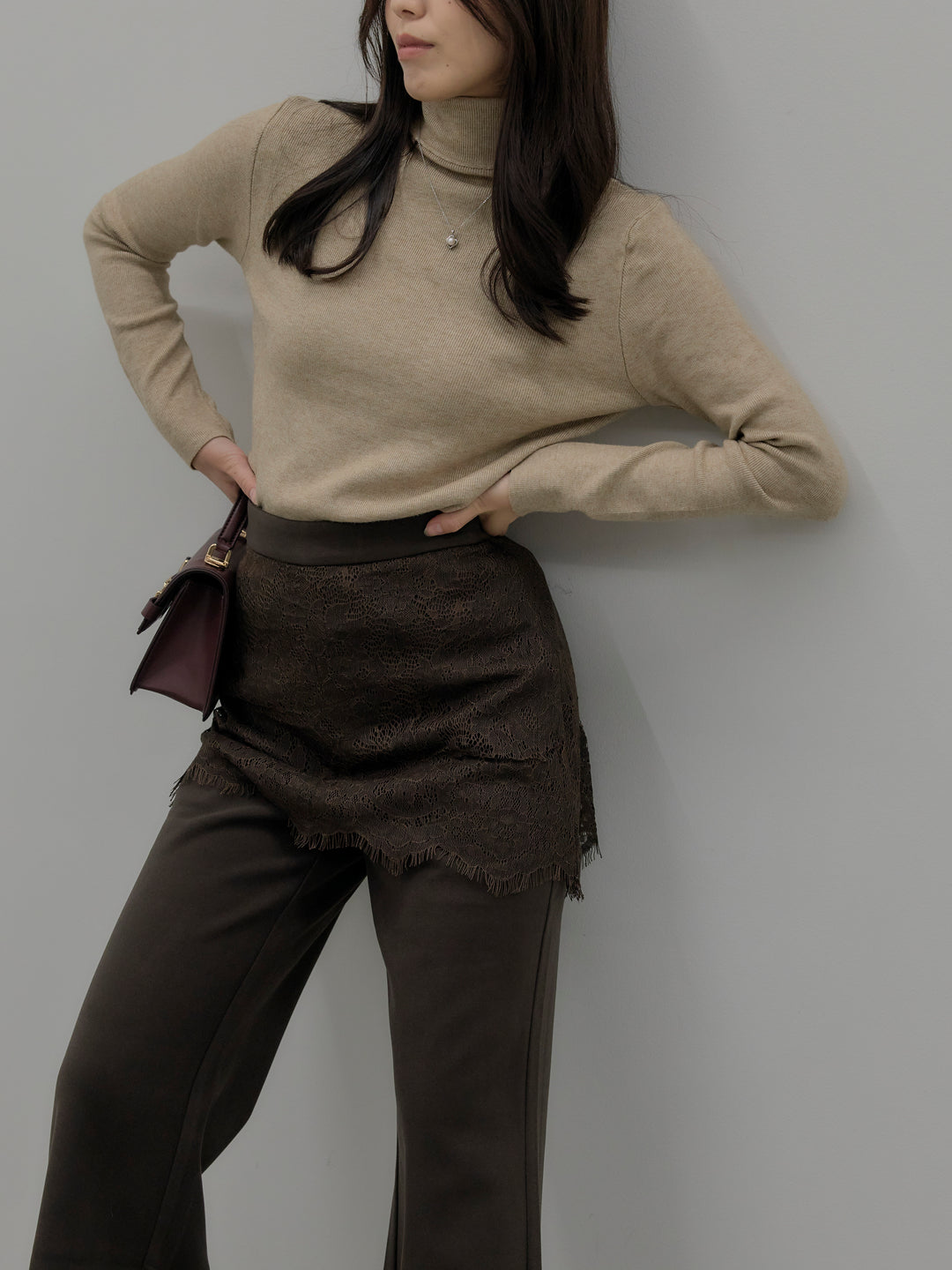 ベーシックリブタートルネック