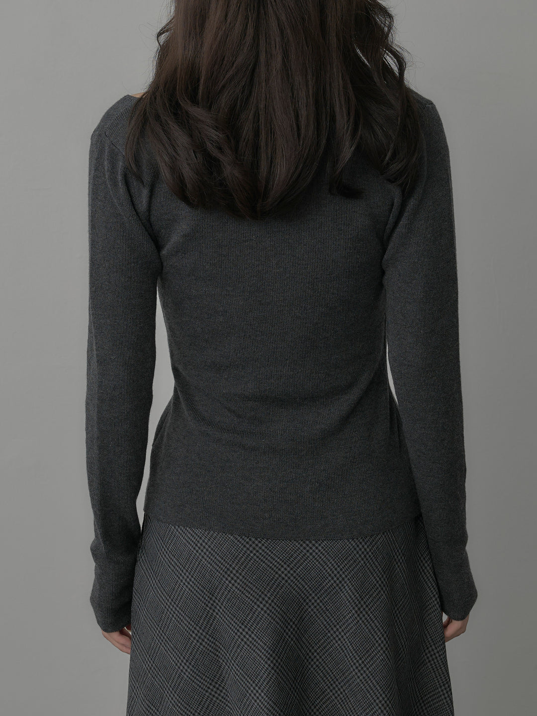 [予約]レイヤードデザインニットトップス