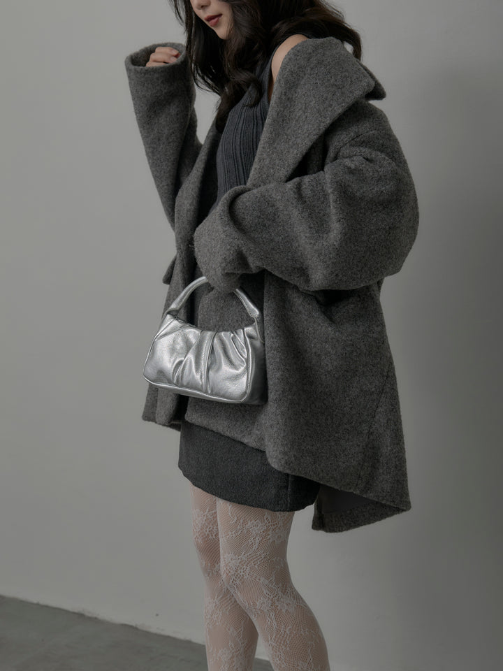 [予約]プチハイネックリブニットタンク