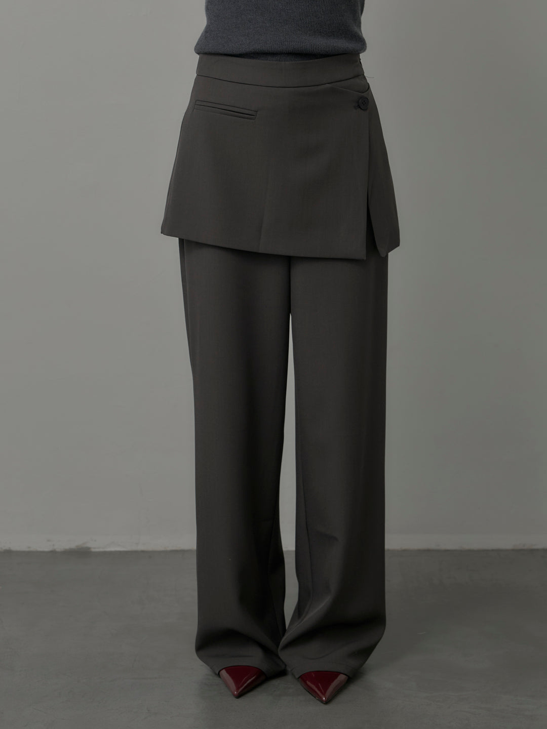 [予約]ラップワイドパンツ