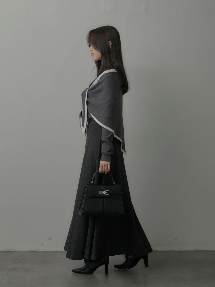 リラクシーフレアロングスカート