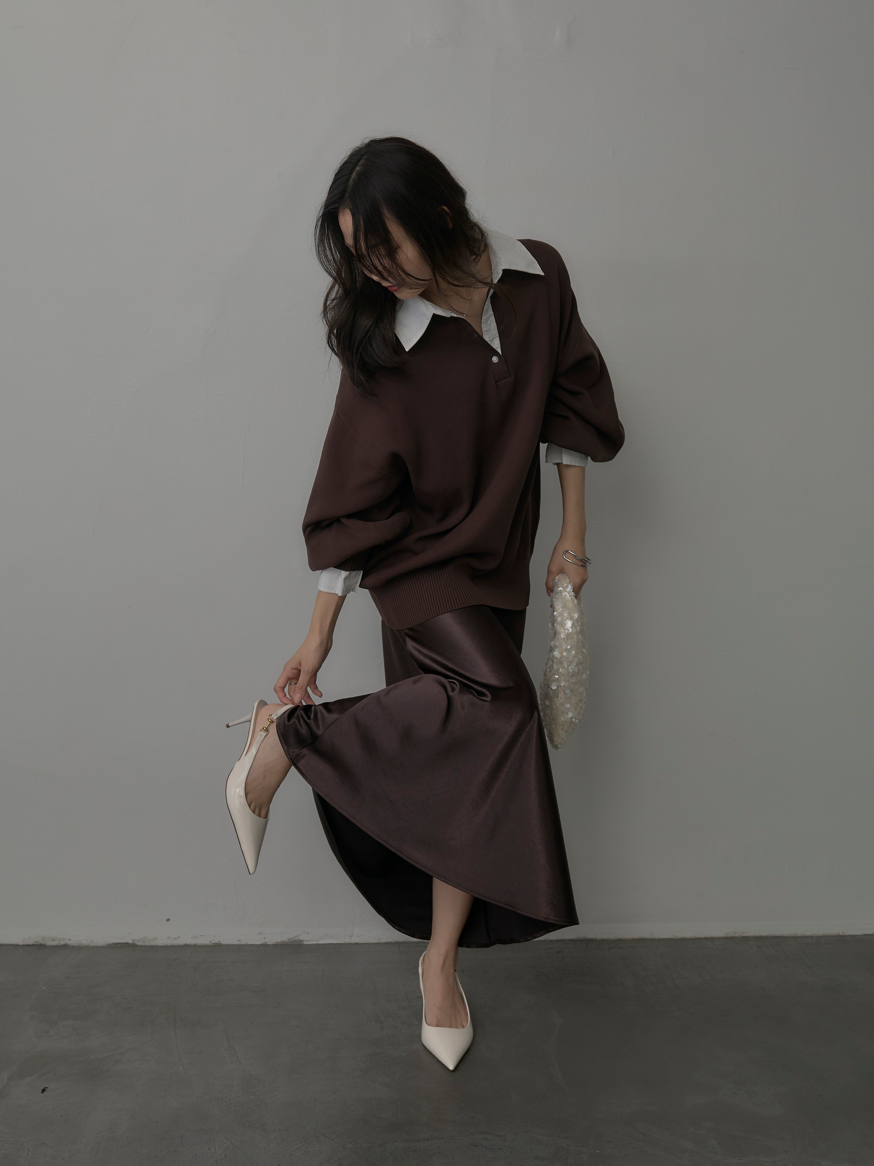 予約]襟付きポロトップス – nairo