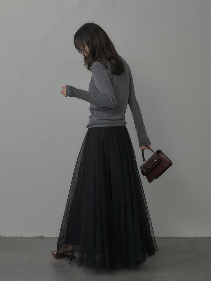 [予約]ボリュームチュールスカート【M】