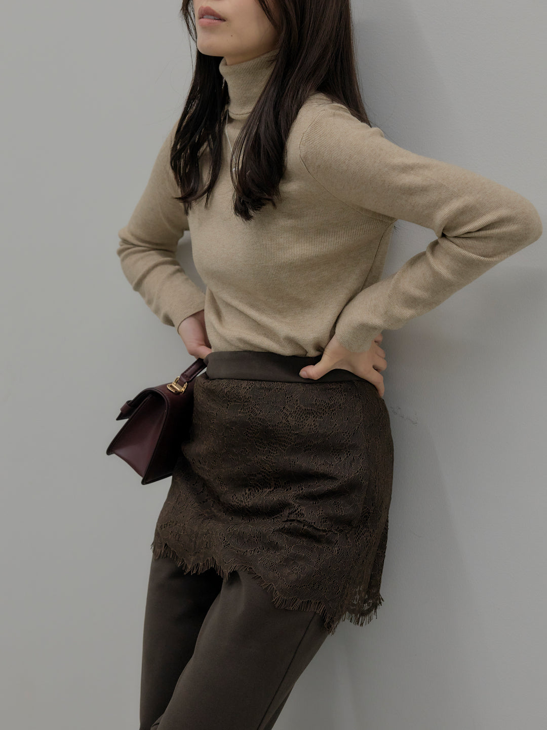 ベーシックリブタートルネック