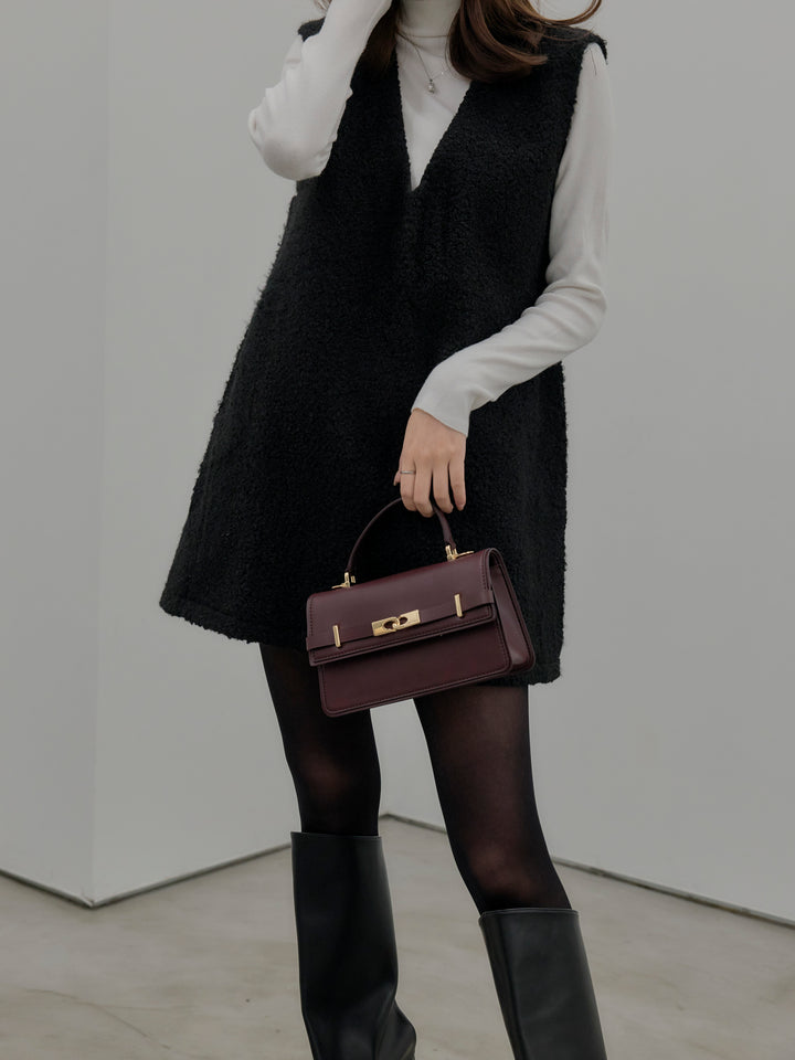 ブークレVネックミニワンピース