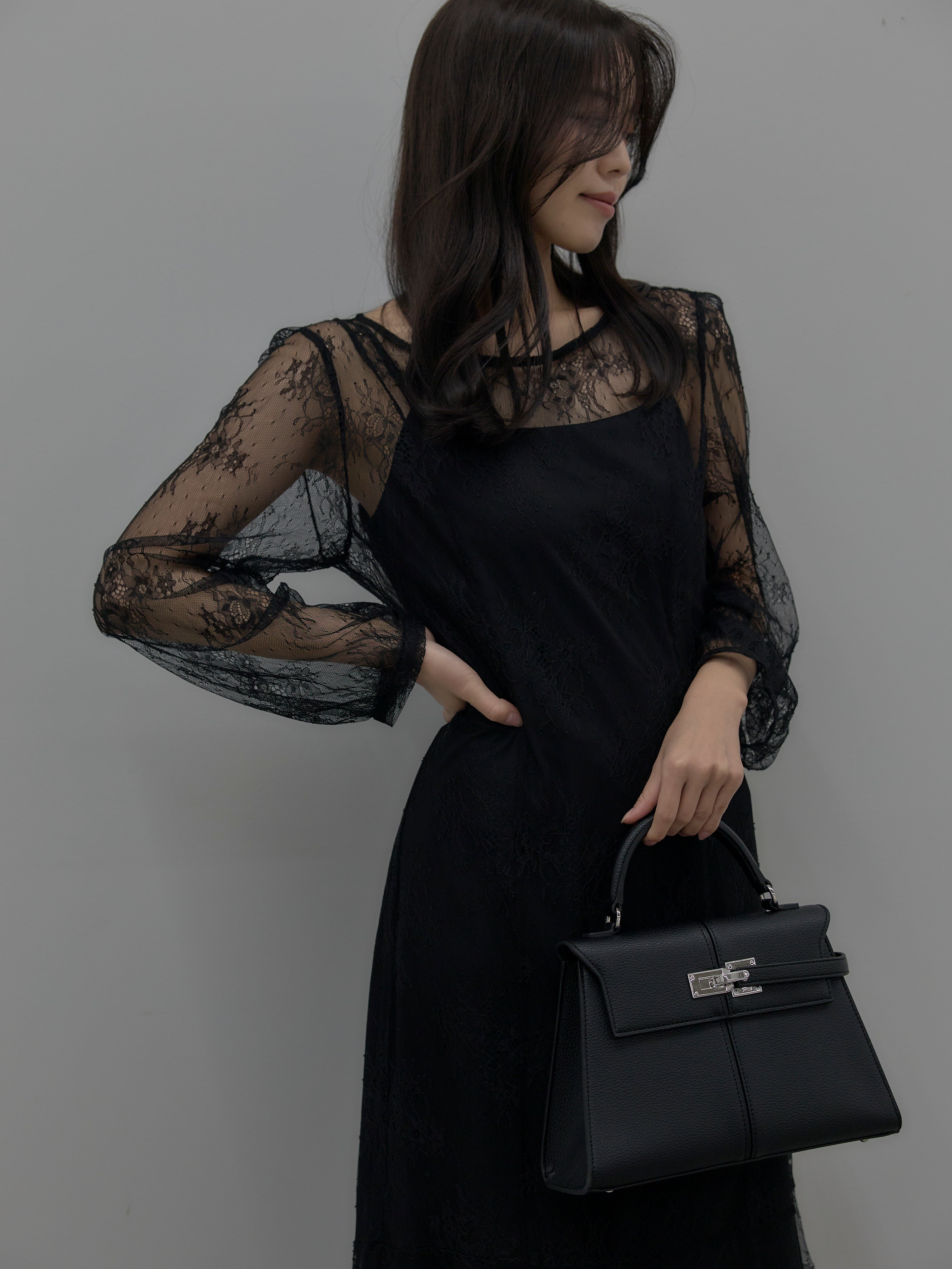 essential】レディシルエットレースドレス – nairo