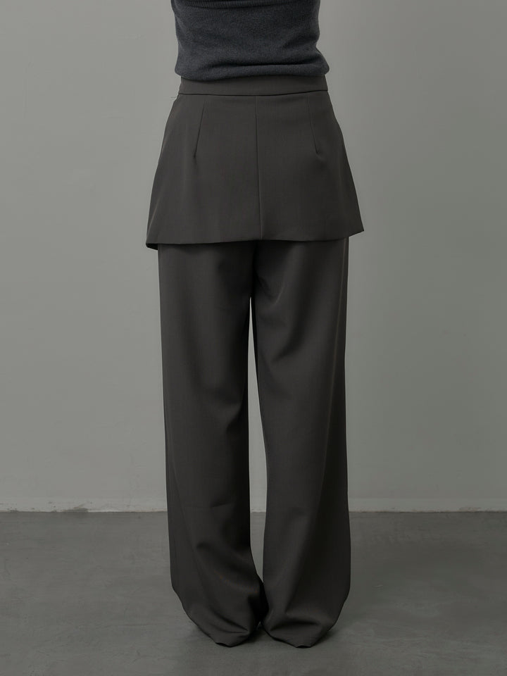 [予約]ラップワイドパンツ