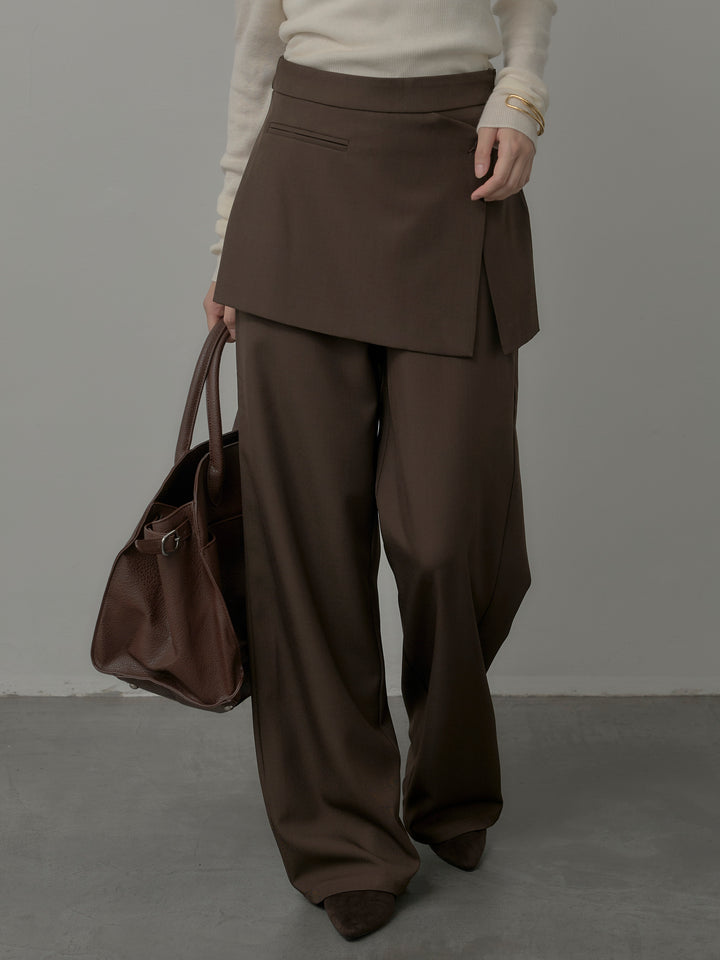 [予約]ラップワイドパンツ
