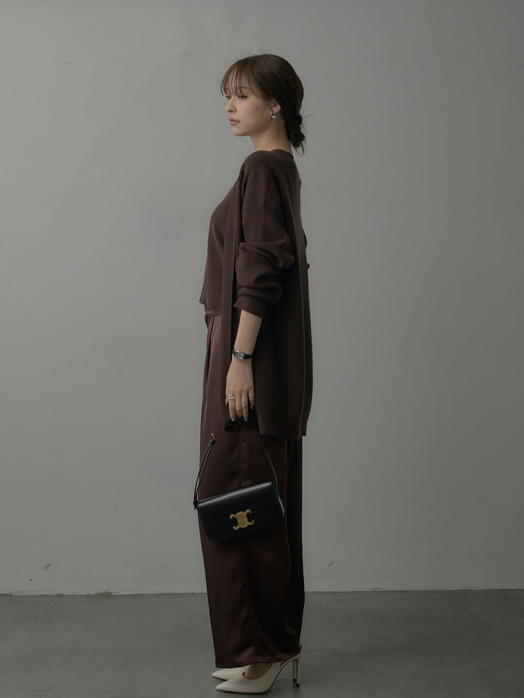 カーディガン&ニットベストアンサンブルSET