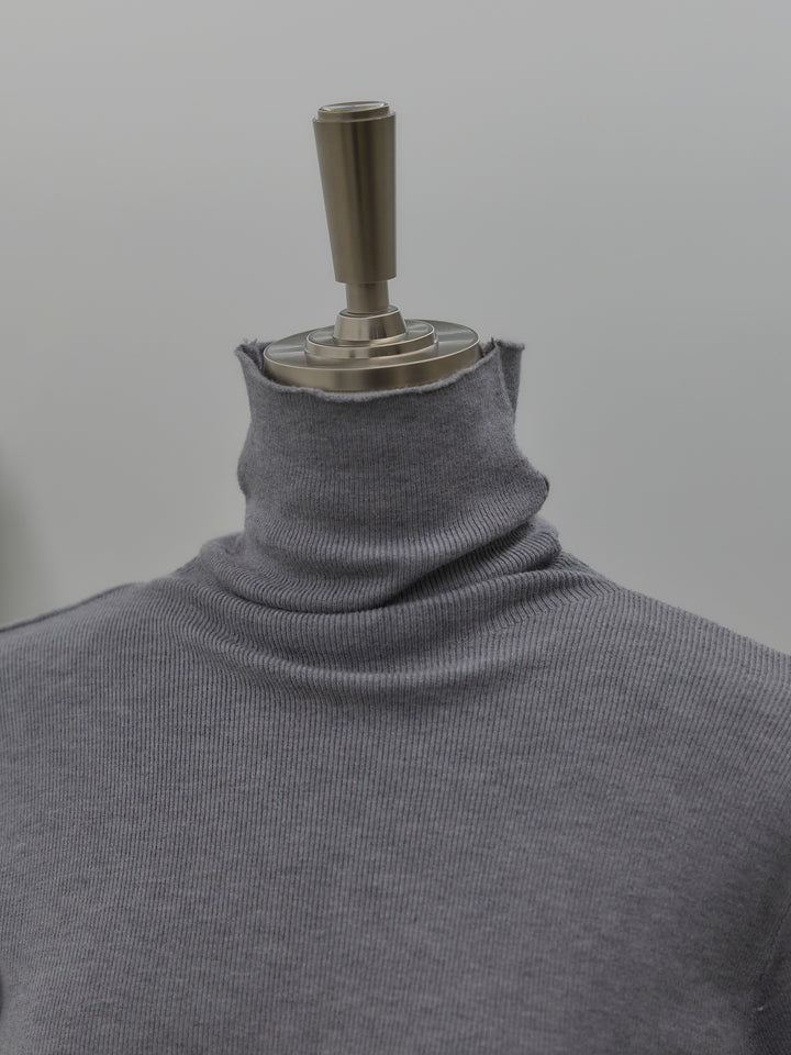 ベーシックリブタートルネック