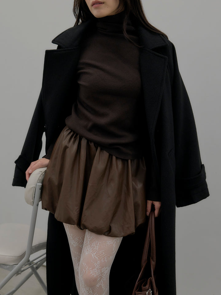 ベーシックリブタートルネック