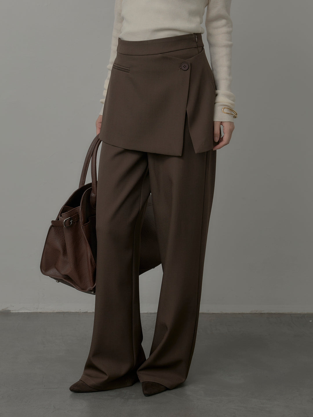 [予約]ラップワイドパンツ