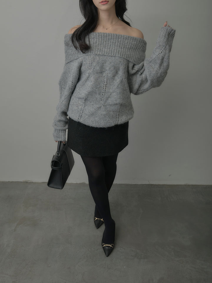 ブークレ台形ミニスカート