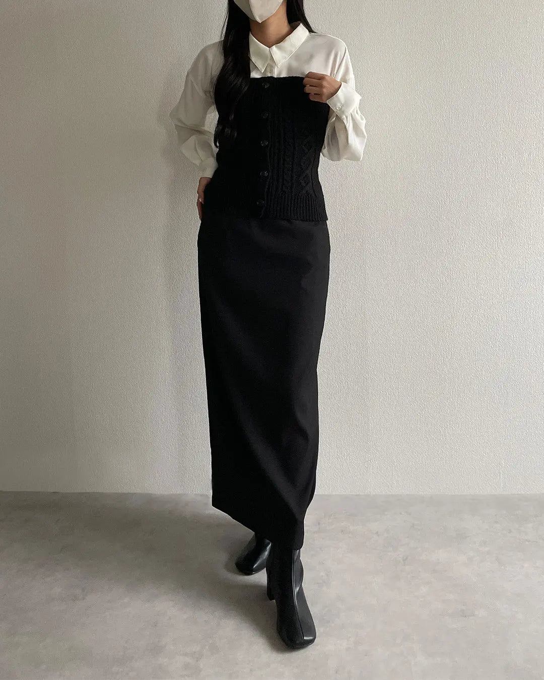 大人女性の フロントダーツロングスカート – nairo ジャケット・アウター