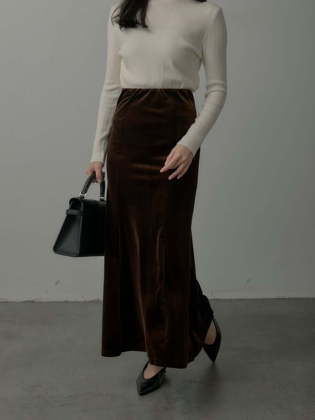 ベロアマーメイドスカート