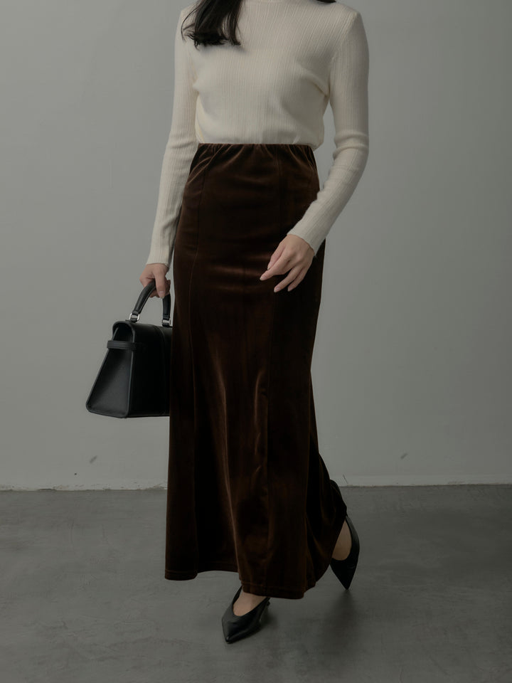 ベロアマーメイドスカート