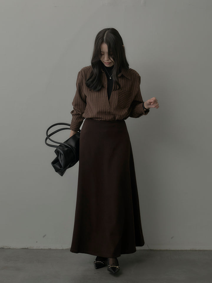 リラクシーフレアロングスカート