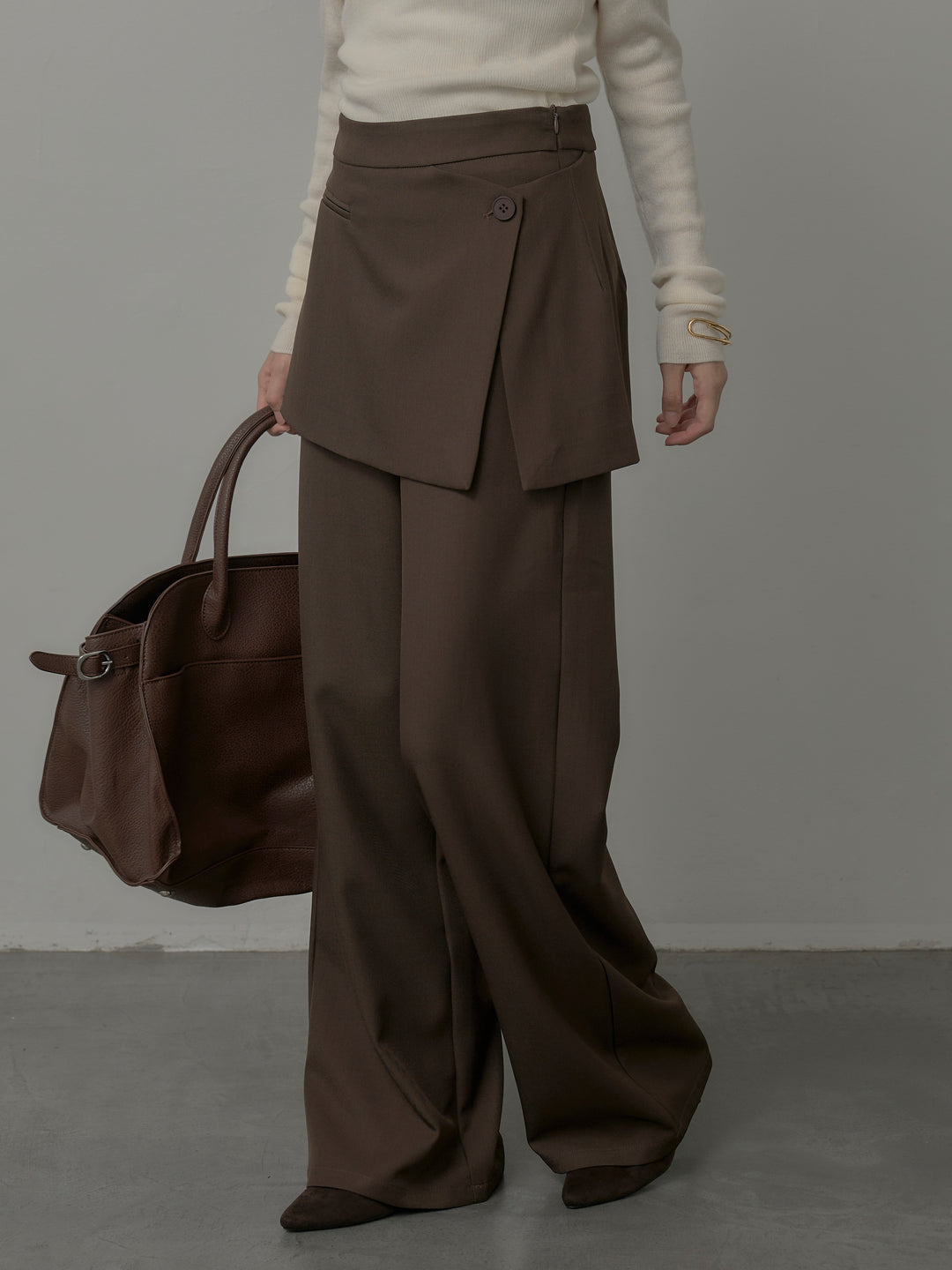 [予約]ラップワイドパンツ