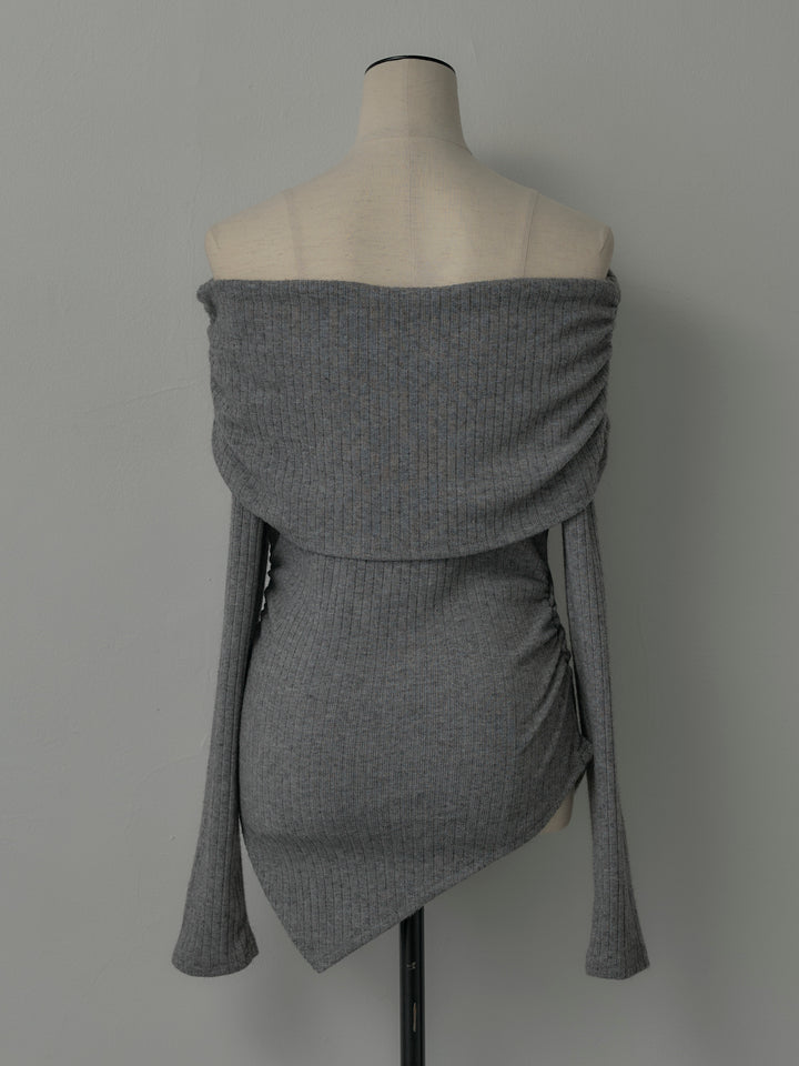 リブニットオフショルSETUP